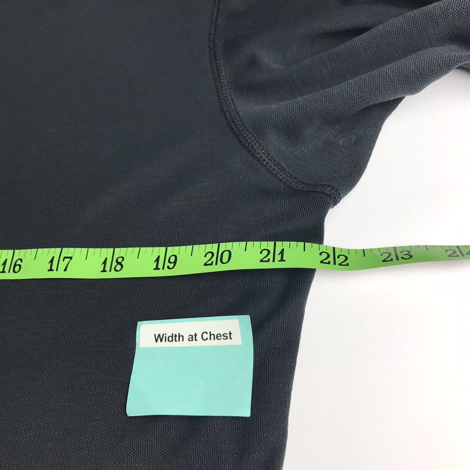 Vintage Mens Med Patagonia Capilene Base Layer Top Black Long Sleeve USA Flaw