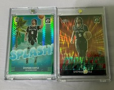 24-25 Optic Basketball Stephon Castle RC Green Splash/249 & Express Lane/149