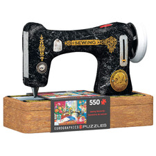 eurographics Sewing Machine Tin 550 Piece Puzzle