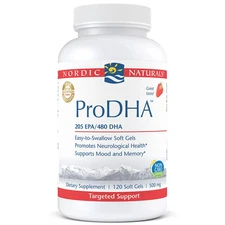 Nordic Naturals ProDHA Soft Gels - Brain and Nervous System Support, 120 Count