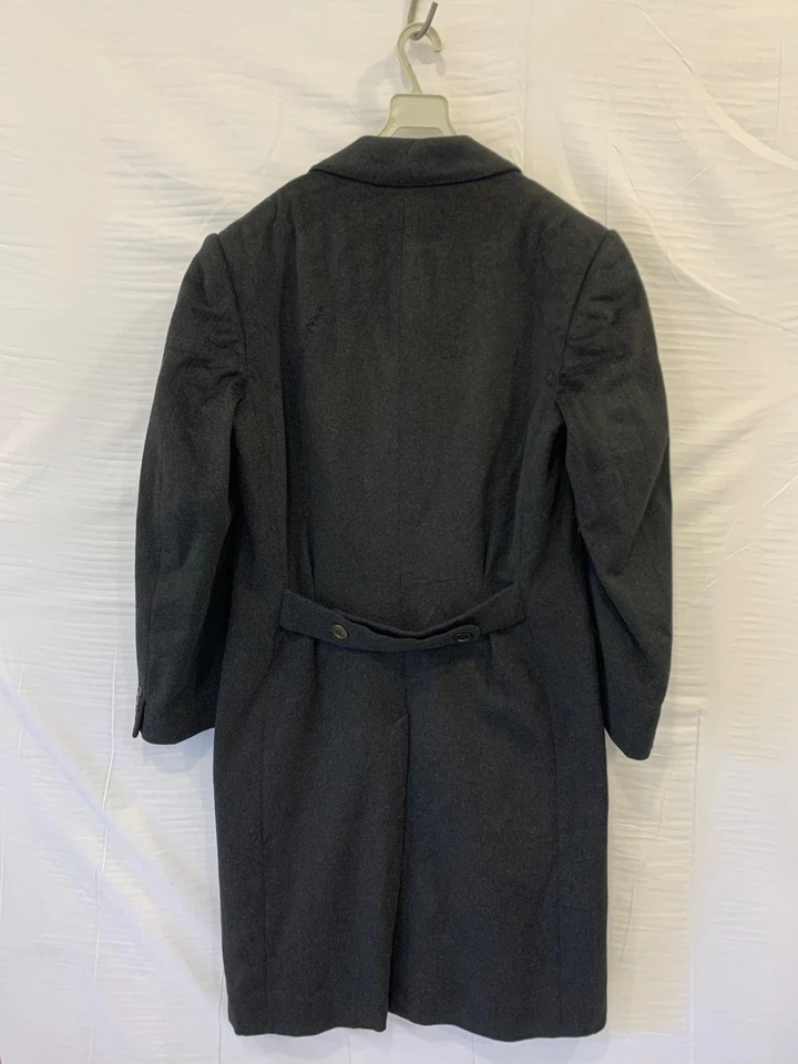 Abrigo largo Mimi Di Marzo 100 % cachemir para hombre XL doble botonadura Italia #132 Foto 2 de 4