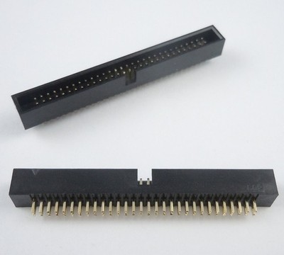 5Pcs 1.27mm Pitch 2x30 60 Pin Straight Male Shrouded Box Header IDC Connector