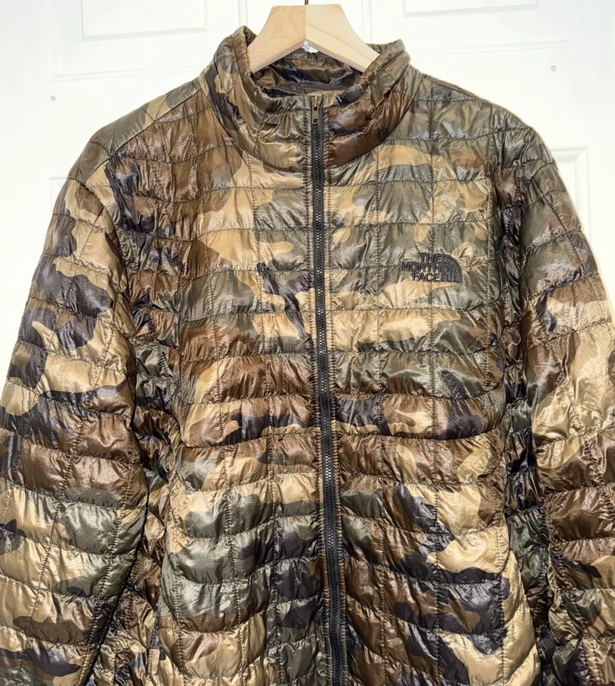 See Photos The North Face C762 Thermoball Jacket Coat XL Camo Camouflage - Image 3 of 4