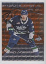 2021-22 SP Game Used CHL Edition Orange Foilboard 33/499 Conner Roulette #63 4z8