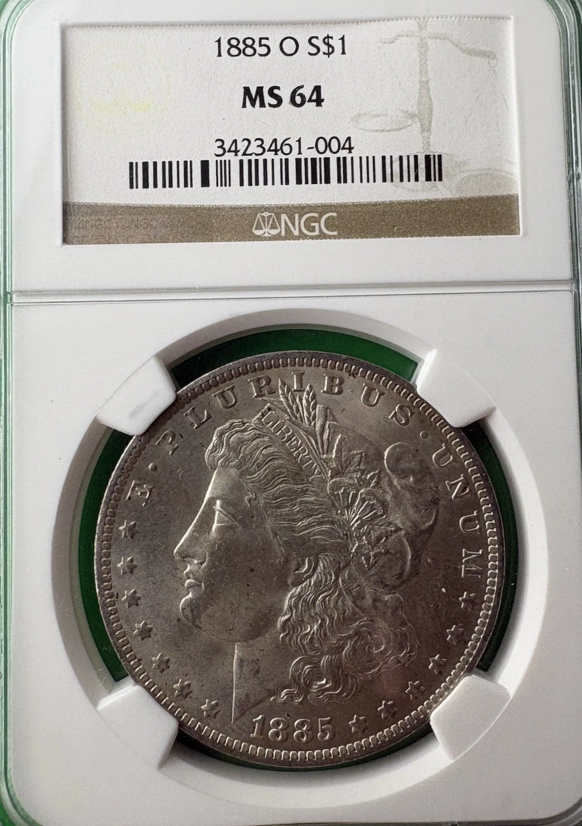25+ NGC 1885 Year Grade MS 64 Morgan US Dollars (1878-1921) for