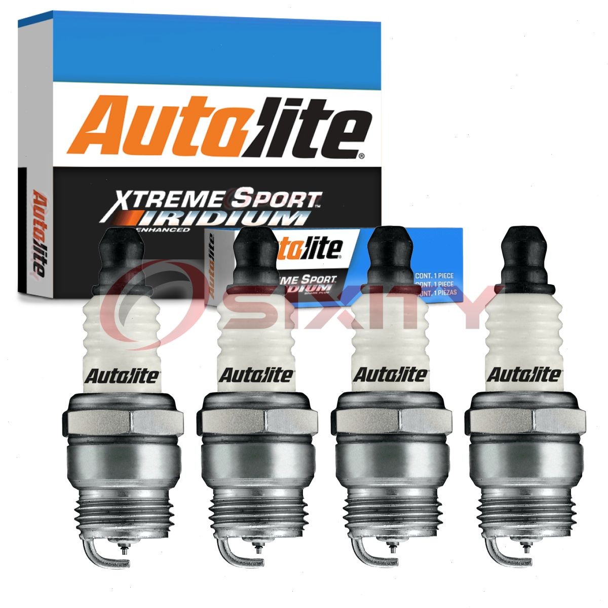 4 pc Autolite Xtreme Sport XST458DP Spark Plugs for 740 1147 Ignition Wire qt