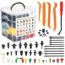 Bumper Retainer Clips Car Rivets Fasteners Push Retainer Kit 1240Pcs  Kit – 32