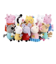Peppa Pig 16-19CM Plush Bundle 8 Friends Daddy Mammy George Kids Gift