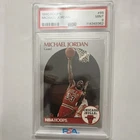 NBA Hoops Michael Jordan Chicago Bulls Base Set Card 65 PSA 9 1990-91