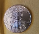 2017 BU American silver eagle coin