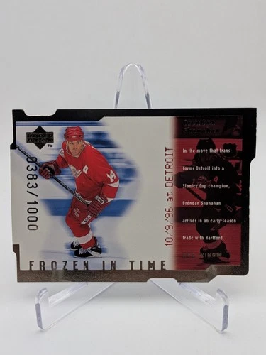 💥1998-99 Upper Deck Frozen in Time Brendan Shanahan #FT22 Die-Cut Quantum /1000