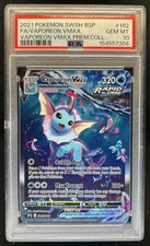 Pokemon SWSH Black Star Promos Vaporeon VMAX 2021 #SWSH182 PSA 10 GEM MINT