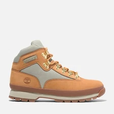 TIMBERLAND MEN'S WATERPROOF EURO HIKER BOOTS WHEAT FABRIC NUBUCK SUEDE LEATHER