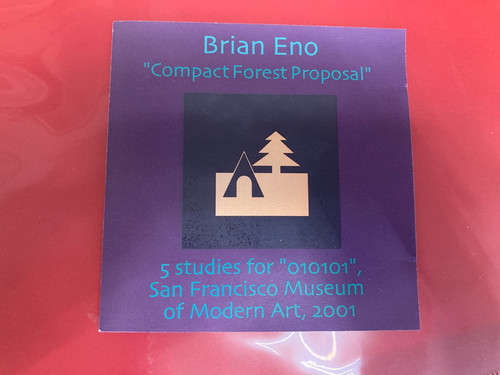 Brian Eno - ultra-rare promo cd-r "Compact Forest Proposal" prezzo ebay
