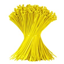 Armpow 12 Inch Zip Ties Yellow 1000 PCS, 50 Lbs- Heavy Duty Tensile Strength,...