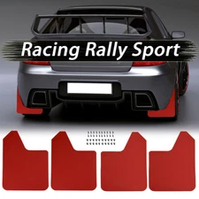 For Subaru Impreza WRX STI Legacy Red Mud Flaps Splash Guards Mudflap Mudguards.
