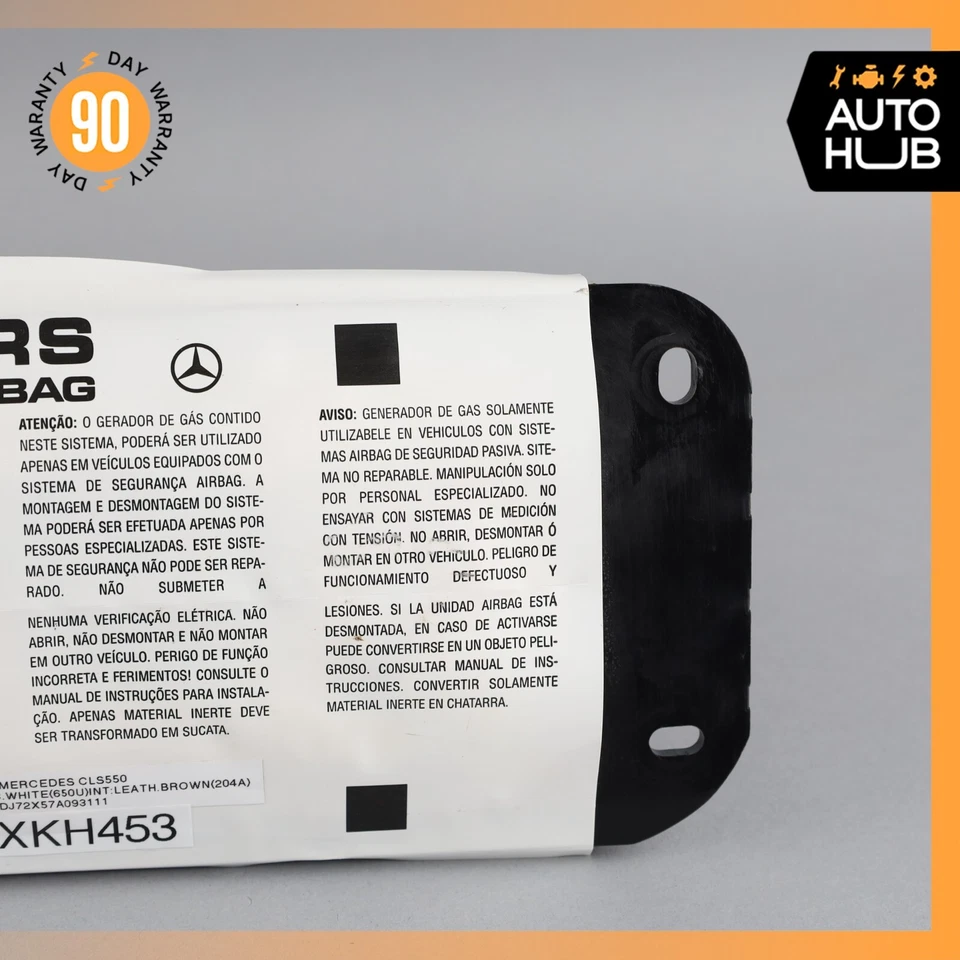 Оригинальная правая подушка безопасности для приборной панели 06–11 Mercedes W219 CLS550 CLS55 AMG - Изображение 4 из 4