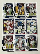 Donruss Football Card Lot (9 Cards) - New York Giants (L498)