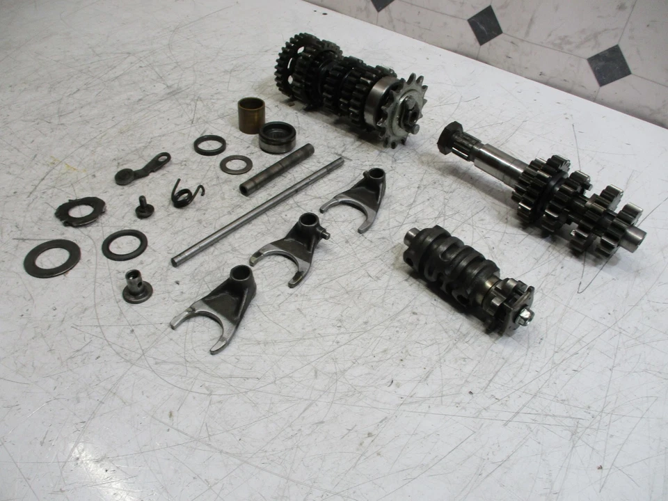 Honda cr250r cr 250r 1983 83 transmisión engranajes horquilla tambor. Foto 2 de 4