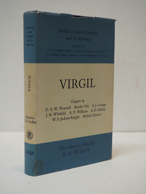 VIRGIL ed. D. R. Dudley; Studies in Latin Literature & Influence HCDJ 1st ed. VG