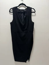 Torrid Bodycon Ponte Sheath Dress Black Stretch Size 12 NWT