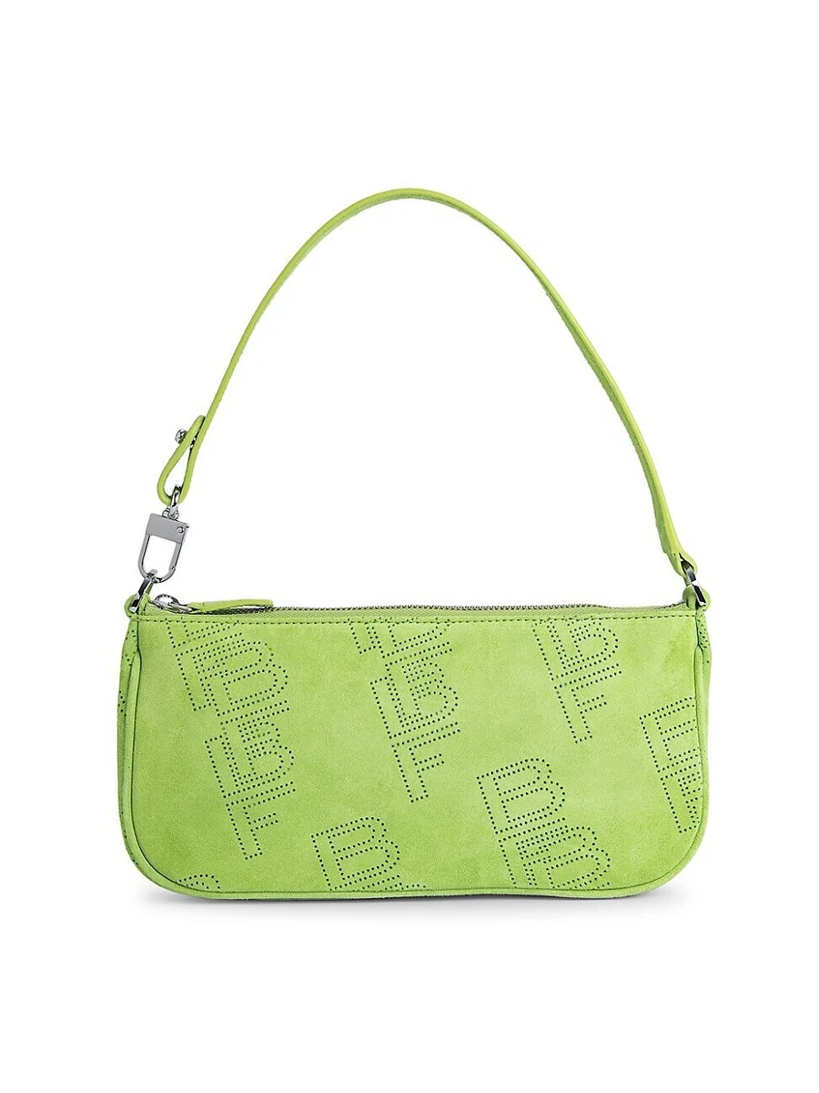 BY FAR Rachel Shoulder Bag in Green