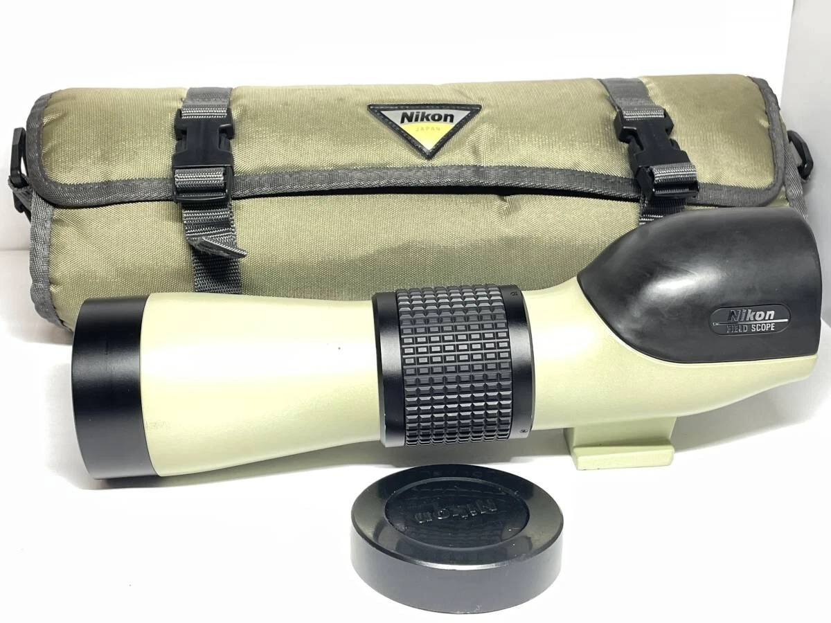 Nikon Field Scope II D=60 P + 20-45x Eyepiece , 60x Eyepiece JAPAN Used