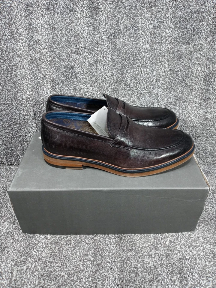 Spring Step Brando Loafer sz 40 ( US M 7.5 W 9 ) Leather Nubuck Penny Shoes Flat - Image 4 of 4