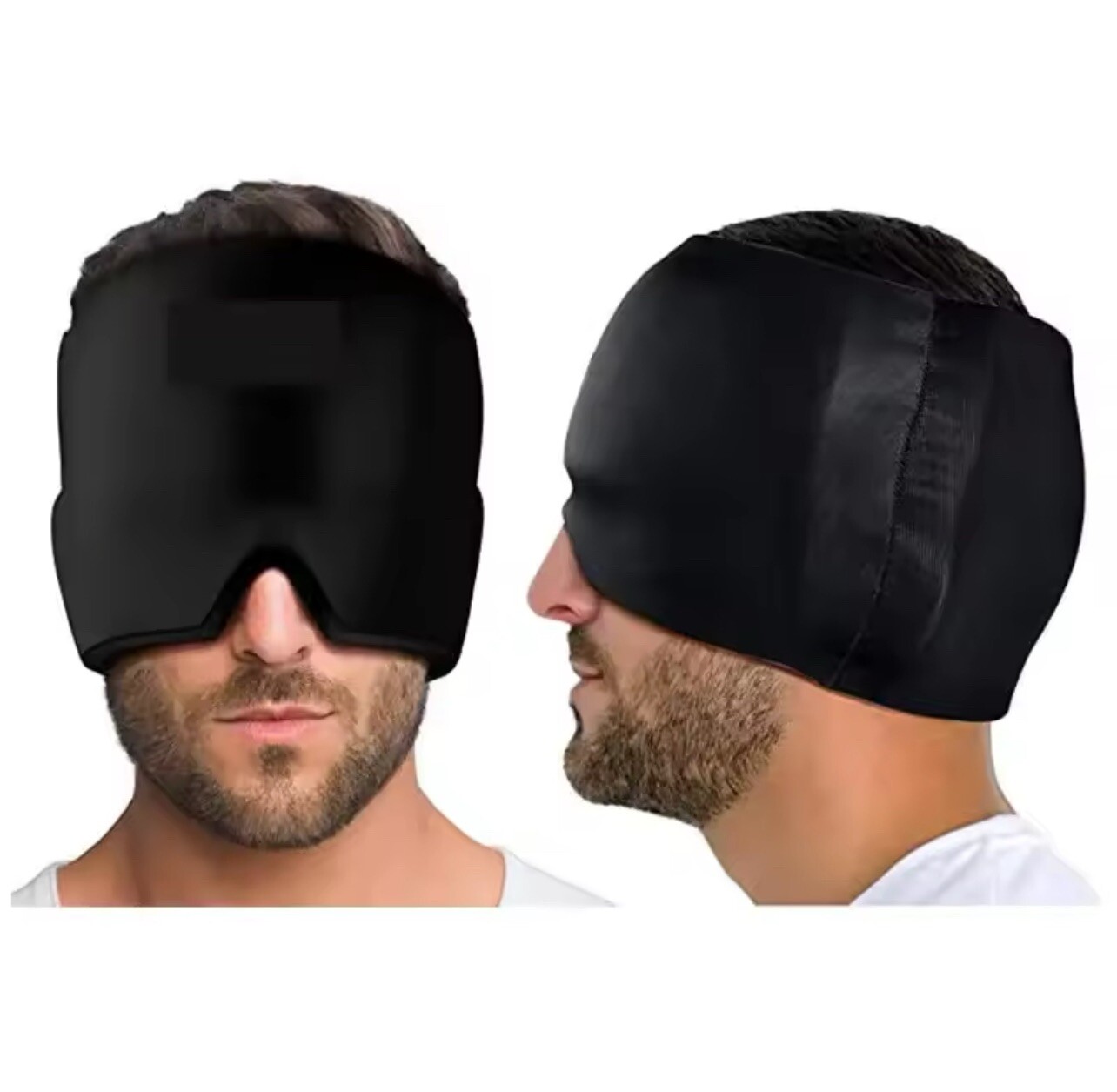 Bonnet maux de tête à compression extensible et gel thérapeutique intégral - 3