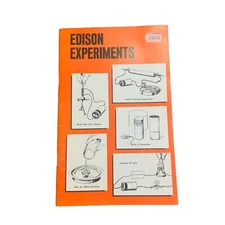 1971 Thomas Edison Experiments Robert Schultz Booklet 1970s Greenfield Village