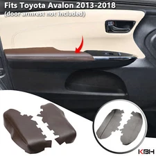 Fits 2013-2018 Toyota Avalon Arm Rest Front Door Panel Replacement Cover Brown