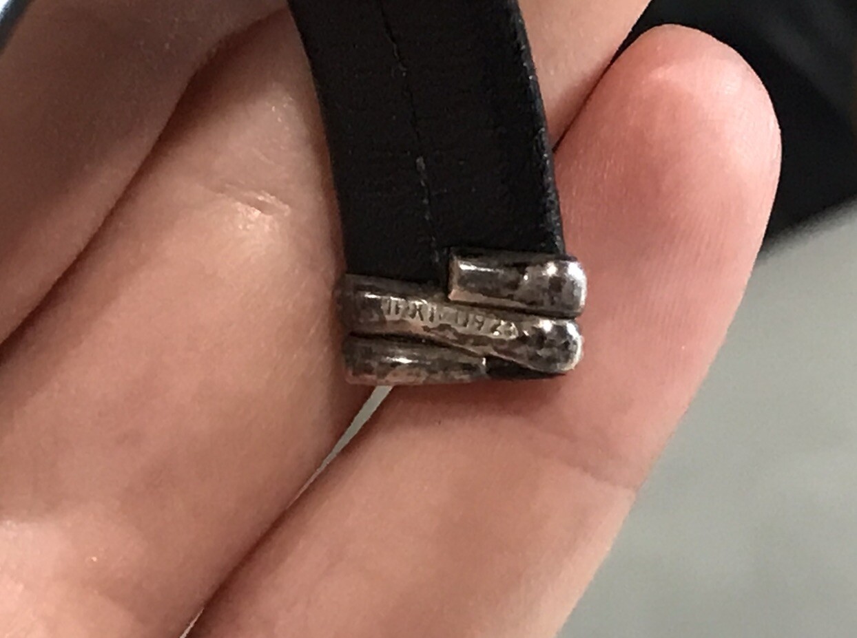 Sterling Silver 925 Gothic Boho Pattern Black Hea… - image 10