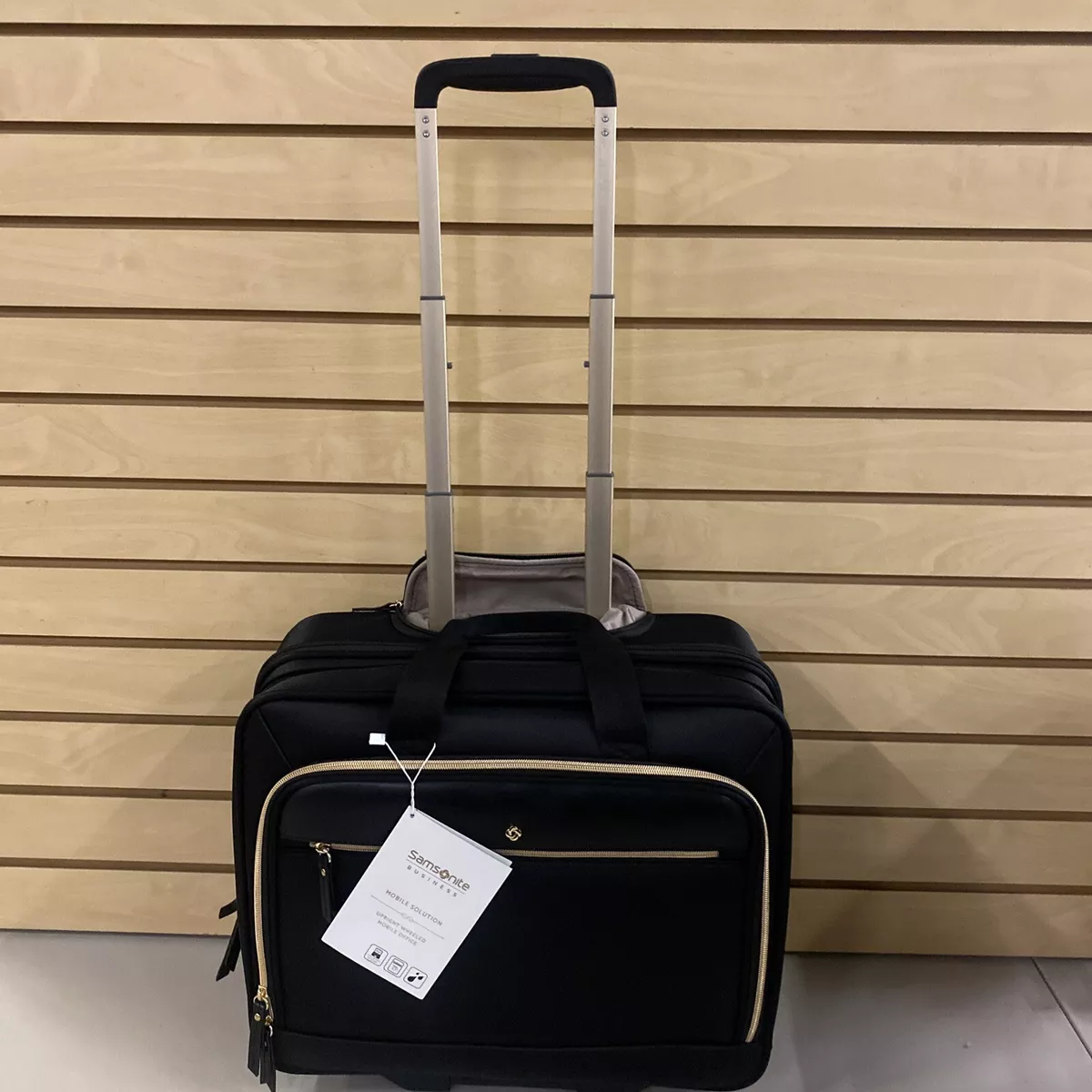 Samsonite Upright Wheeled Mobile Office Black