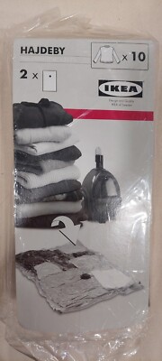 New Sealed IKEA Hajdeby Vacuum Seal Storage Bags Pack of  55x85cm