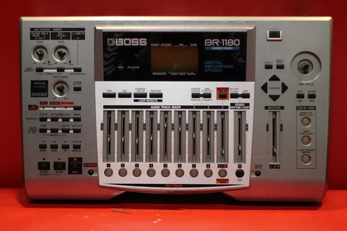 USED BOSS BR-1180 Hard Disc Digital Recording Studio MTR Recorder U1902 230117