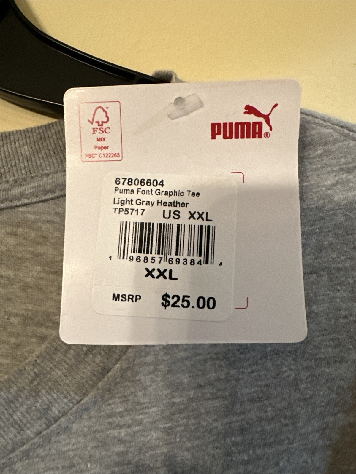 Puma Downtown Graphic Crew Neck Short Sleeve T-Shirt Mens Size XXL  Casual Tops image 4