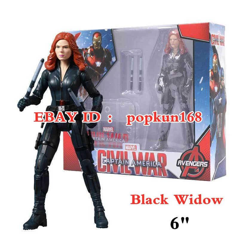 Black Widow Marvel Avengers Legends Comic Heroes Action Figure 6