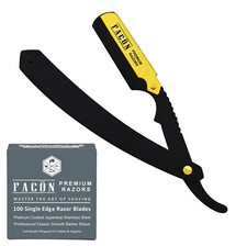 100 BLADES + CLASSIC STAINLESS STEEL STRAIGHT...