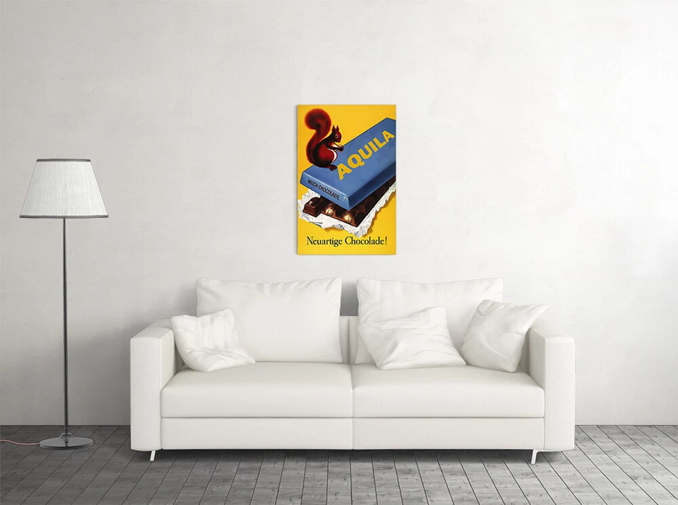 Chocolate Aquila Caramelo Francés Vintage Arte Pared Interior Habitación - PÓSTER 20x30 Foto 3 de 4