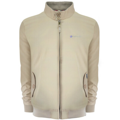 Mens Lambretta ShowerProof Classic Harrington MOD Scooter Jacket Sizes S to 3XL
