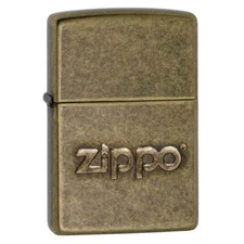 Zippo Windproof Lighter Classic Zippo Antique Stamp Brass (28994)
