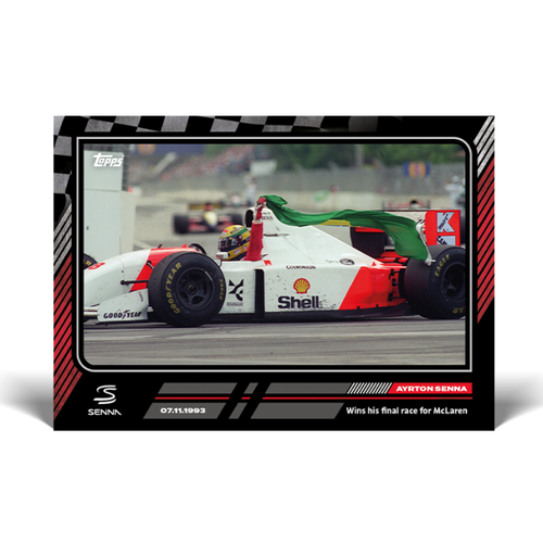 2023 Topps Now F1 STORY OF SENNA #46-48 AYRTON SENNA GOAT OF BRASIL 3 CD PRESALE - Picture 2 of 7