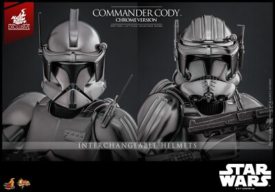 New Hot Toys MMS734 STAR WARS 1/6 Commander Cody Chrome Version
