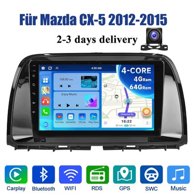 KAM 4+64G Android13 Autoradio  Carplay GPS Sat Navi DVR For Mazda CX-5 2012-2017