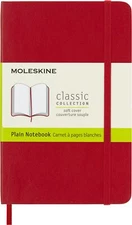 Moleskine Classic Scarlet Red Notebook Soft Cover Journal Daily Writing Tool
