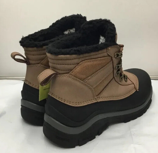 Size 10-Men\'s Julian Waterproof Winter Boots - All in Motion-Cognac Size 10-Men\ main image 4