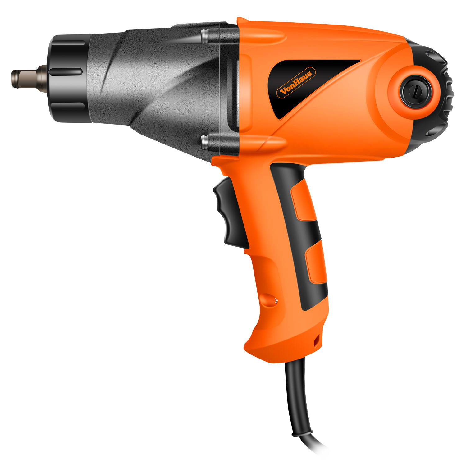 VonHaus 3500185 1000W Corded Electric Impact Wrench Orange/Black for