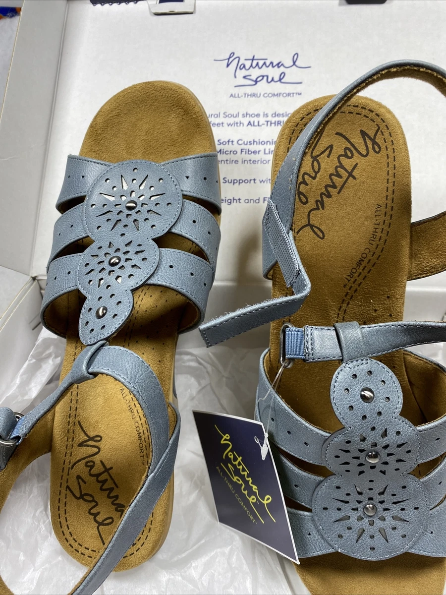 Natural soul rynda wedge sandal sale