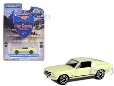 1967 FORD MUSTANG GT "HIGH COUNTRY SP." ASPEN GOLD 1/64 DIECAST GREENLIGHT 30504