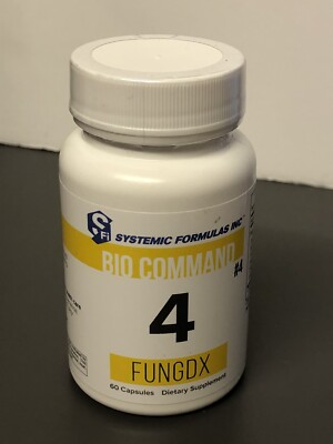 Systemic Formulas Bio Command - #4 FUNGDX - 60 Kapseln. NAGELNEU. UK LAGER.